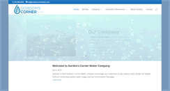 Desktop Screenshot of gordonscornerwater.com